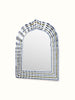 Mehrab Glass Floral Inlay Arch Wall Mirror 02